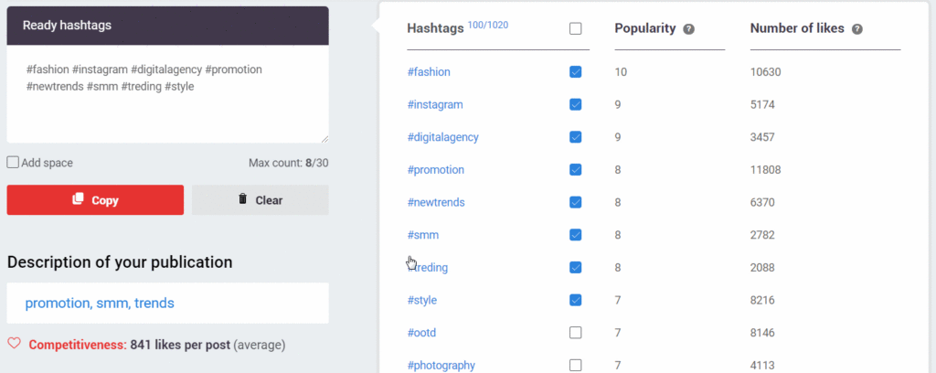 Create Hastags Automatically