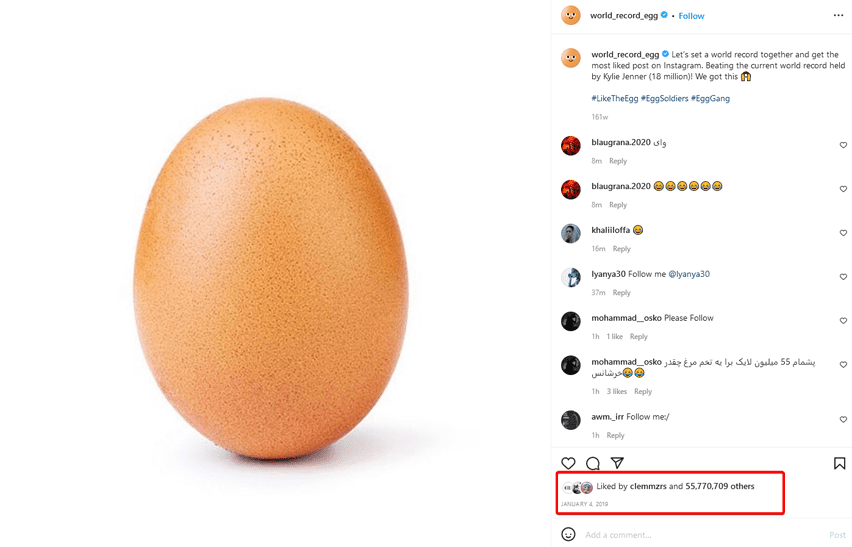 Probably the most popular egg in the world